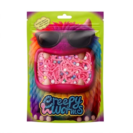 MAGICZNE ROBACZKI DO SZTUCZEK I GIER KREATYWNYCH 3+ RÓŻOWE CREEPY WORMS.jpg