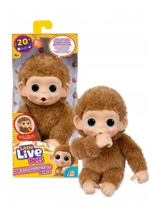 COBI LITTLE LIVE PETS mini małpka Pepi Peach 26766.jpg
