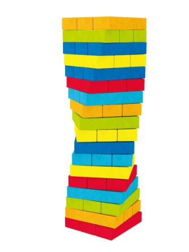 Przejdź do produktu Kolorowa wieża drewno SmilyPlay AC7633 20497