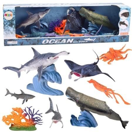 Przejdź do produktu Zestaw Figurki Zwierzęta Morskie Ruchome Elementy