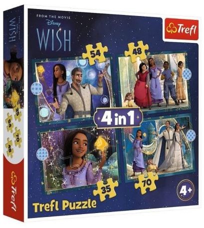 Przejdź do produktu Puzzle 4w1 Dreams come true 34649, Trefl