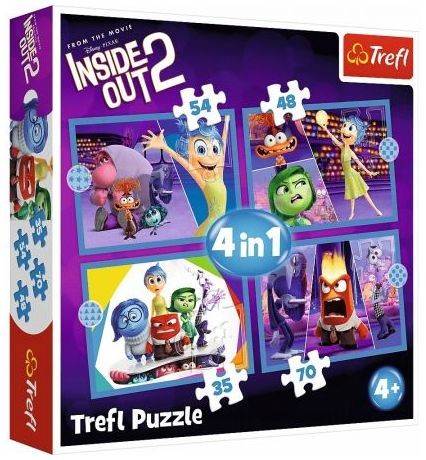 Przejdź do produktu Puzzle 4w1 W głowie się nie mieści 2 TREFL