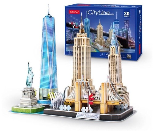 Przejdź do produktu Puzzle 3D Cityline New York City