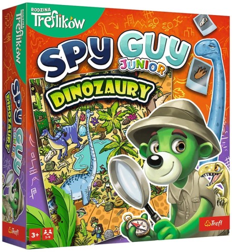 Przejdź do produktu Gra Spy Guy Juior Dinozaury 02652, Trefl