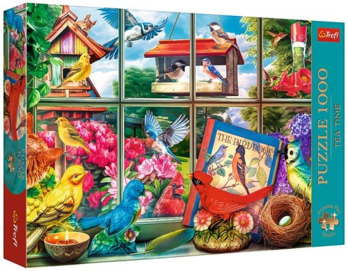 Przejdź do produktu Puzzle 1000el Premium Plus - Tea Time: Świat ptakó