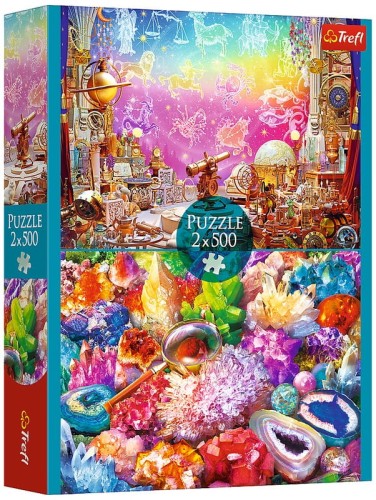 Przejdź do produktu PUZZLE 2X500 TREFL KOSMOS I KRYSZTA