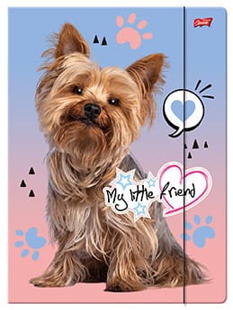Przejdź do produktu Teczka z gumką A4 My Little Friend Grey York p10 c