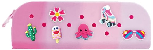 Przejdź do produktu Piórnik z wpinkami różowy STN 9117