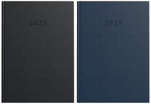 Przejdź do produktu Kalendarz książkowy A4 2025 dzienny Standard granat, Top-2000