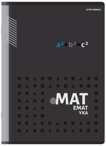Przejdź do produktu Zeszyt tematyczny A5 60k 70g kratka matematyka, Top-2000