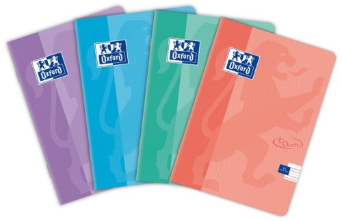 Przejdź do produktu Zeszyt A5 16 k. linia podwójna kolorowa Touch Pastel, Oxford