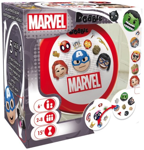 Przejdź do produktu Dobble Marvel Emoji PL gra Rebel