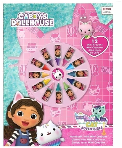 Przejdź do produktu Zestaw do kolorowania z 12 mini kredkami Gabby""s Dollhouse, Kids