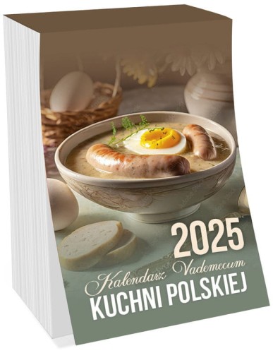 Przejdź do produktu Kalendarz 2025 zdzierak Vademecum kuchni polskiej