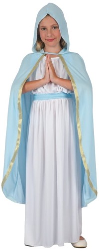 Przejdź do produktu Zestaw Maria (sukienka, peleryna z kapturem, pasek), rozm. 120/130 cm