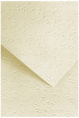 Przejdź do produktu Karton ozdobny Nature jasnobeżowy z tłoczeniem Galeria Papieru
