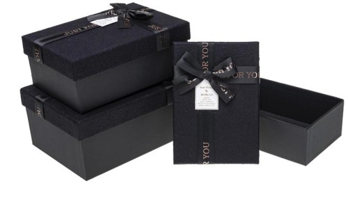 Przejdź do produktu Zest. Pudełek PUG-23283-PR BLACK set 3 pcs