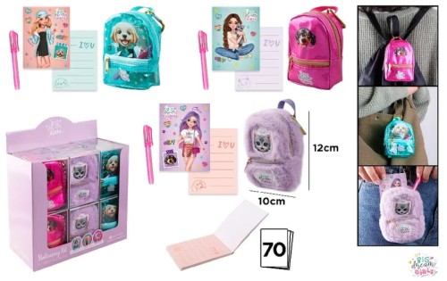 Przejdź do produktu Zestaw do pisania w etui - miniplecak BDGirls BD23