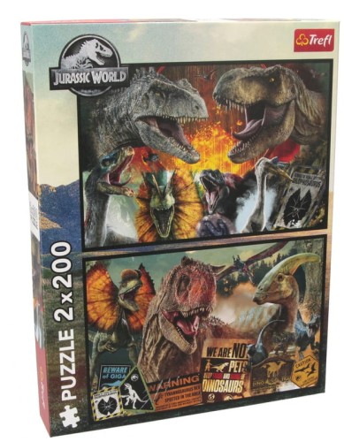 Przejdź do produktu PUZZLE 2X200 TREFL PREHISTORYCZNY Ś