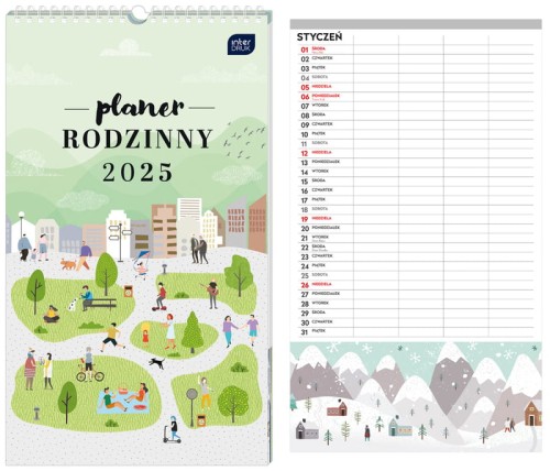Przejdź do produktu Kalendarz 2025 planer rodzinny Razem