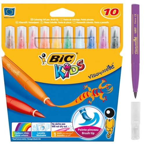 Przejdź do produktu BIC FLAMASTRY VISAQUARELLE 10 KOL,