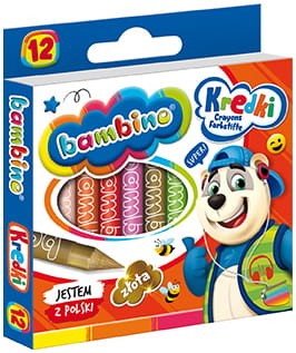 Przejdź do produktu Kredki 12kol Bambino p10. MAJEWSKI