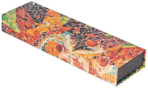 Przejdź do produktu Piórnik zamykany na magnes Gaudi""s Mosaics Gaudi""s Sun, Paperblanks