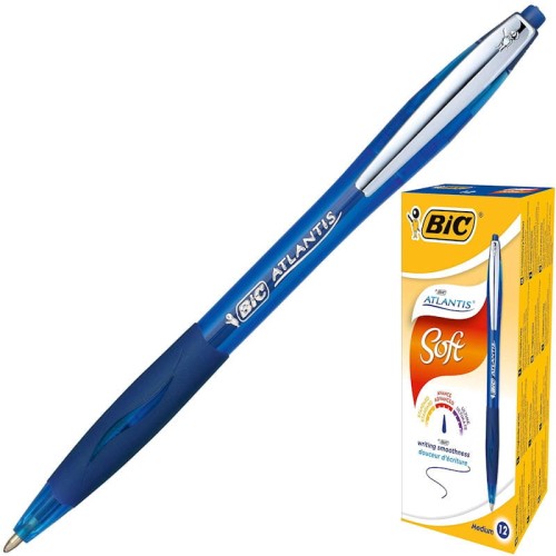 Przejdź do produktu BIC 9021322 DŁUGOPIS ATLANTIS SOFT NIEBIESKI