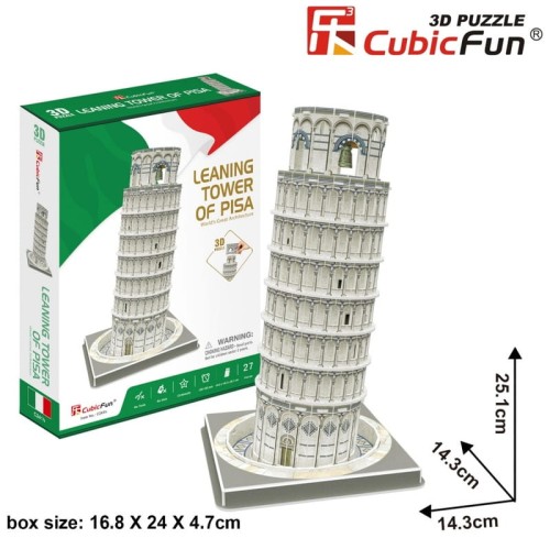 Przejdź do produktu Puzzle 3D Krzywa wieża w Pizie 20241
