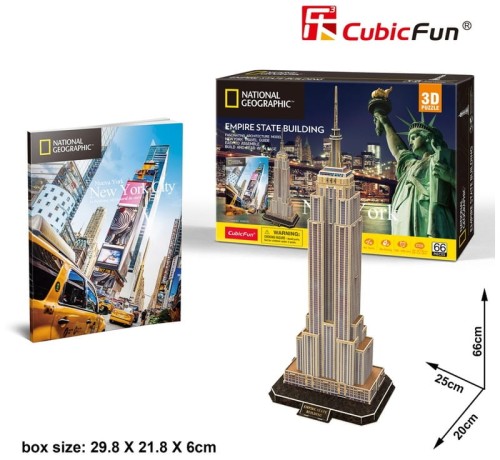 Przejdź do produktu PUZZLE 3D NATIONAL GEO- EMPPIRE STATE BUILDING 977