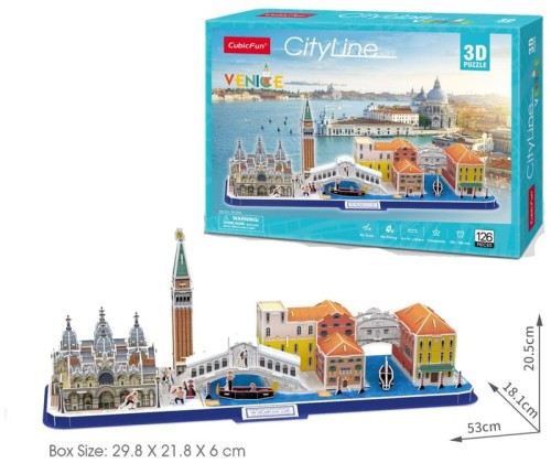 Przejdź do produktu Puzzle 3D Cityline Wenecja