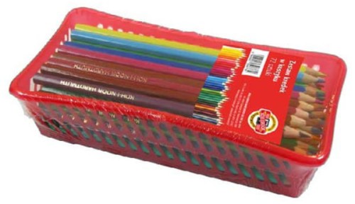 Przejdź do produktu Kredki szkolne mix kolorów 72 szt. w koszyku 3556, Koh-I-Noor