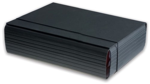 Przejdź do produktu Teczka łamana A4 na gumkę 10 cm.granatowa, Penmate