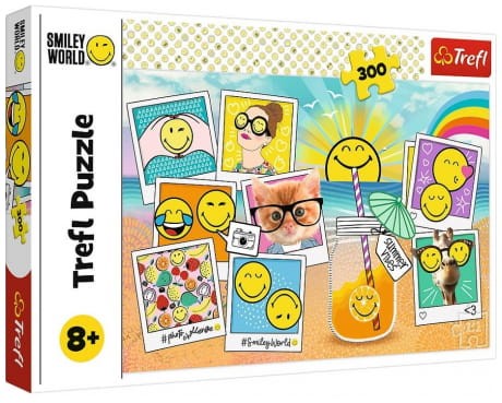 Przejdź do produktu Puzzle 300el Smiley na wakacjach 23019 Trefl
