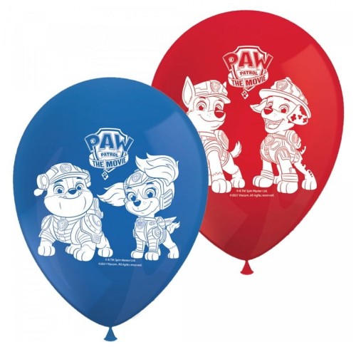 Przejdź do produktu Zestaw 8 balonów "Paw Patrol-The Movie"