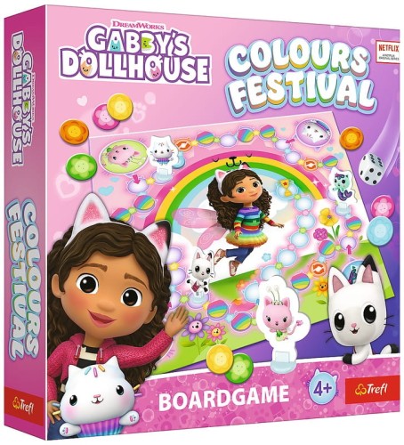 Przejdź do produktu Gra Colours Festival Koci Domek Gabi 02594,Trefl