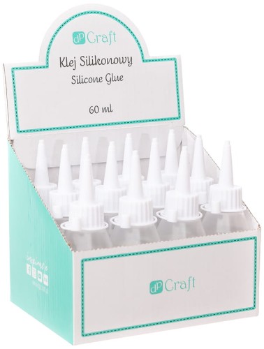 Przejdź do produktu KLEJ SILIKONOWY 60ml DISPLAY BOX 12szt,GSSG-002