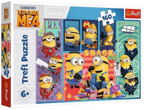 Przejdź do produktu Puzzle 160-el. Minion""s fun / Universal Despicable Me 4 15423, Trefl
