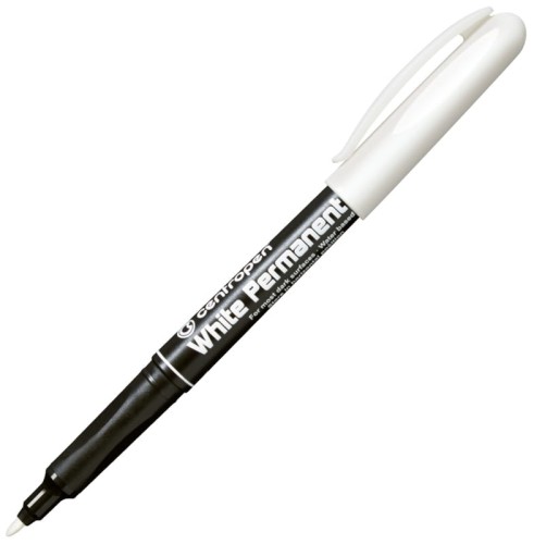 Przejdź do produktu Marker permanent cienki 2686 biały, Centropen