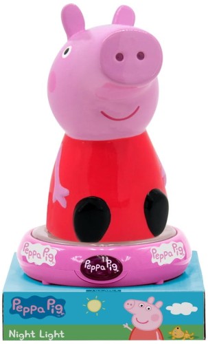Przejdź do produktu Lampka nocna 3D 25cm Świnka Peppa. Peppa Pig PP170