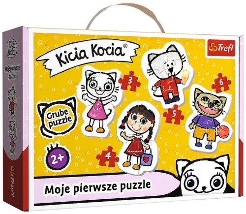 Przejdź do produktu Puzzle Baby Classic Wesoła Kicia Kocia Moje pierws