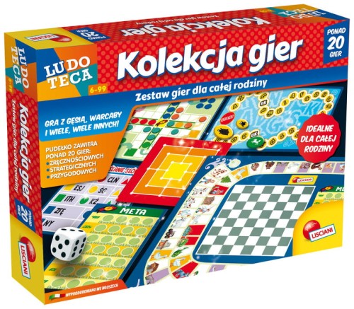 Przejdź do produktu Ludoteca Gra rodzinna Zestaw 20 gier LISCIANI 8915