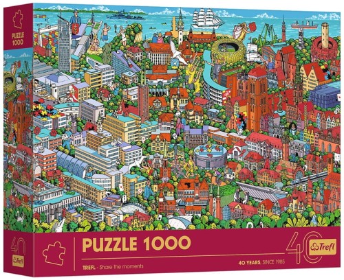 Przejdź do produktu Puzzle 1000 el. ""Jubileusz"" - Trójmiasto 10924, Trefl