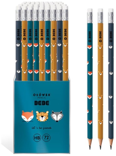 Przejdź do produktu Ołówek z gumką HB Friends Boys, Interdruk