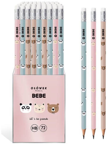 Przejdź do produktu Ołówek z gumką HB Friends Girls, Interdruk