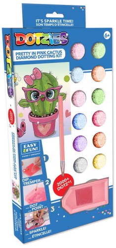 Przejdź do produktu Diamond Dotz Pretty in pink Cactus DTZ3013