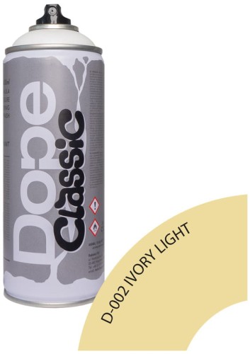 Przejdź do produktu Farba w sprayu 400ml Classic D-002 Ivory Light, Dope Cans