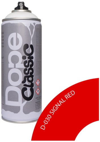Przejdź do produktu Farba w sprayu 400ml Classic D-030 Signal Red, Dope Cans