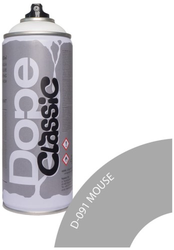Przejdź do produktu Farba w sprayu 400ml Classic D-091 Mouse, Dope Cans
