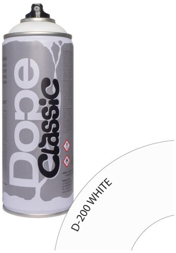 Przejdź do produktu Farba w sprayu 400ml Classic D-200 White, Dope Cans